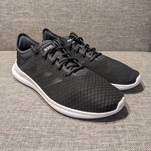 Adidas QT Flex Cloudfoam Running Walking Shoes Sneakers Black Women's Size 9.
